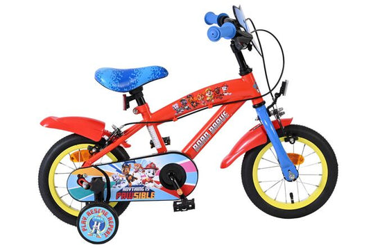 Paw patrol kinderfiets - jongens - 12 inch - twee handremmen