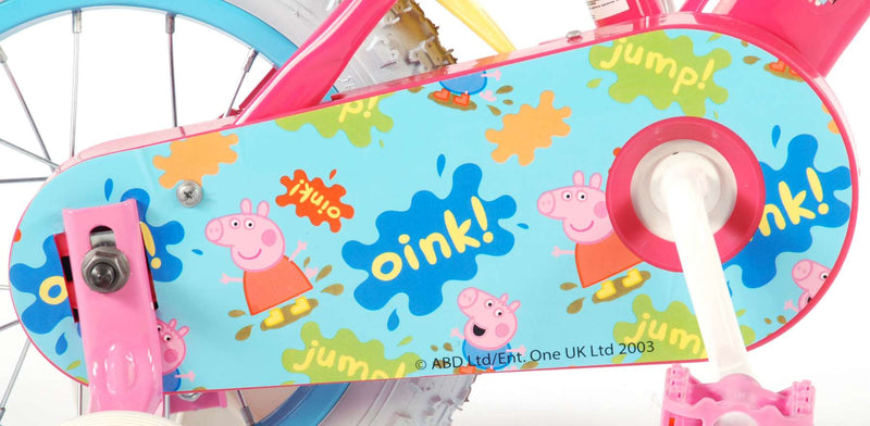 Afbeelding laden in galerijviewer, Peppa Pig Kinderfiets Meisjes 12 inch Roze

