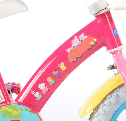 Peppa Pig Kinderfiets Meisjes 12 inch Roze