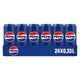 Pepsi cola regular sleek blik (24x33cl)