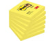 Post-it notes markers post-it notes ft 76 x 76 mm, neongeel (100 vel)