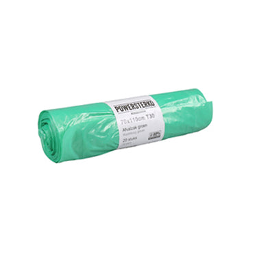 Powersterko afvalzak 70x110 cm groen t30 (300 stuks)