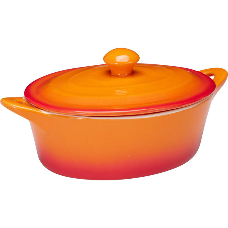 Afbeelding laden in galerijviewer, Excellent houseware stoofpan porselein met deksel 600ml

