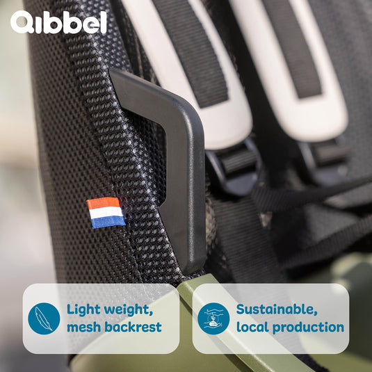 Qibbel achterzitje air frame blauw