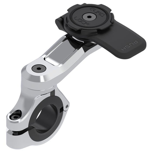 Quad lock motorcycle handlebar mount pro - chrome