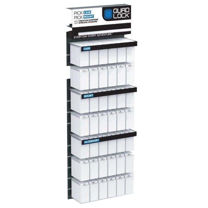 Afbeelding laden in galerijviewer, Quad lock slat wall display
