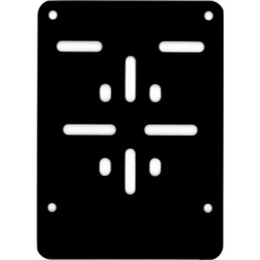 Kentekenplaat-houder 100x120 alu zwart belgie