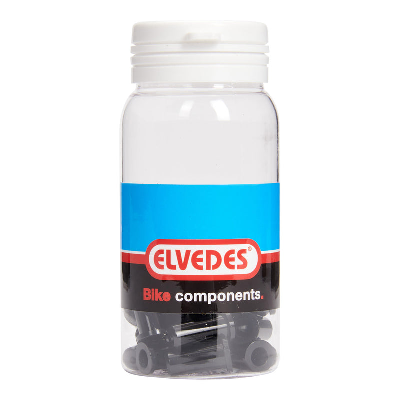 Afbeelding laden in galerijviewer, Elvedes pot kabelhoedjes 5mm | open | alu | per 25st
