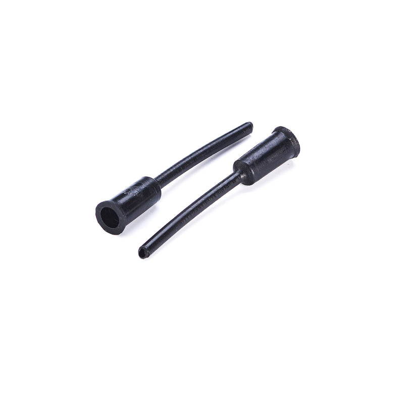 Afbeelding laden in galerijviewer, Elvedes kabelhoedje tip+rubber balg pvc zwart (25st)
