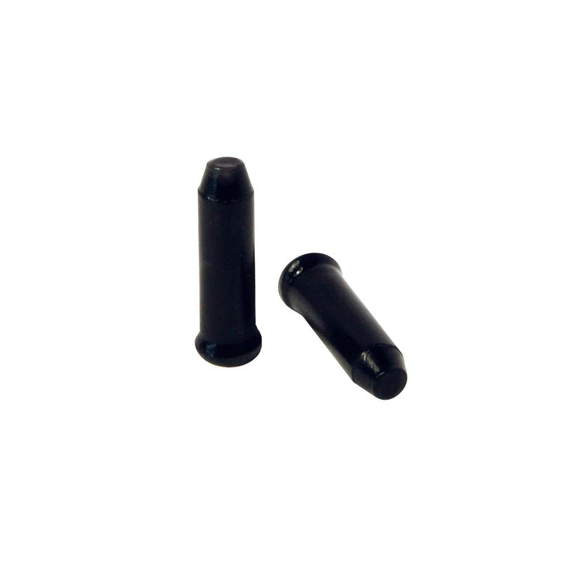 Afbeelding laden in galerijviewer, Elvedes antirafeldopjes 2,3mm alu zwart (500st)
