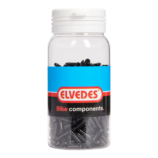 Elvedes antirafeldopjes 2,3mm alu zwart (500st)