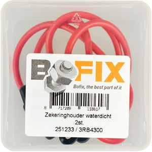 Bofix zak a 2 steekzekering-houders waterdicht