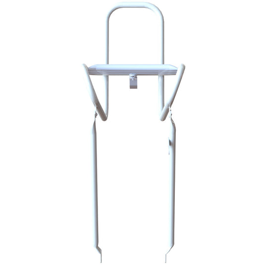 Steco smooth voordrager 25cm kroonboutmontage wit