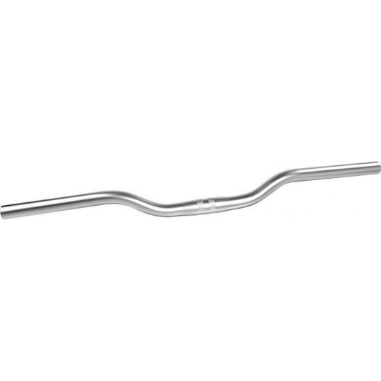 Ergotec stuur city 25,4 620mm aluminium zilver