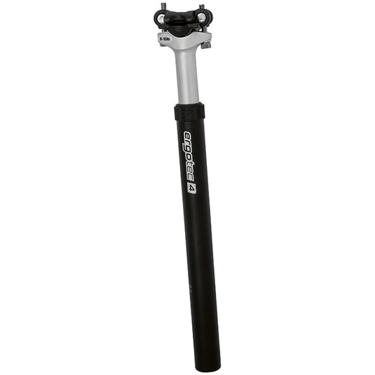 Ergotec zadelpen verend sp-7.0 27.2x350mm zwart
