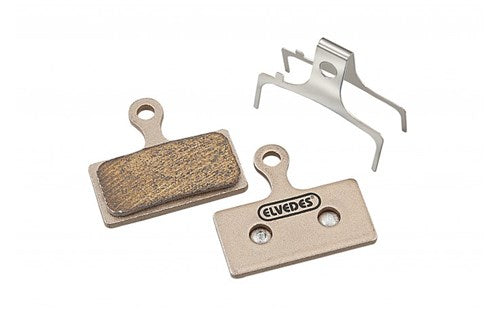 Afbeelding laden in galerijviewer, Schijfremblokset Elvedes Shimano BR-M666, M785, M985, M988, R785, RS785 - gesinterd (1 paar)
