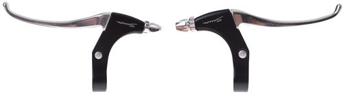 Afbeelding laden in galerijviewer, Saccon l64a5r3p04s remgreep set city zwart zilver rollerbrake (4f)
