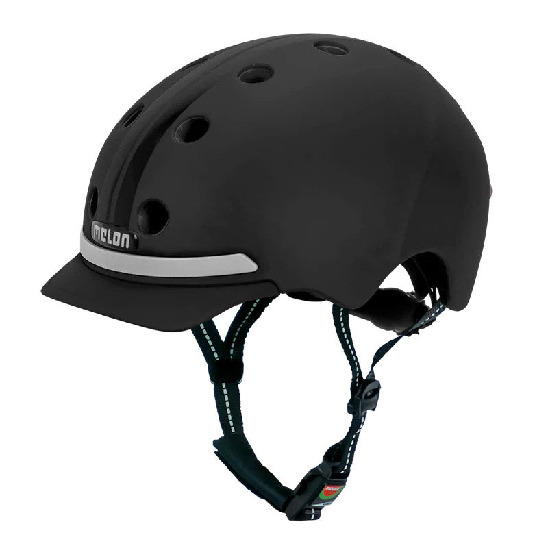 Afbeelding laden in galerijviewer, Melon helm met verlichting e-series black ice xl-xxl
