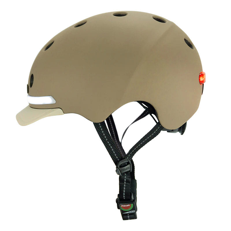Afbeelding laden in galerijviewer, Melon helm met verlichting e-series moonlight m-l
