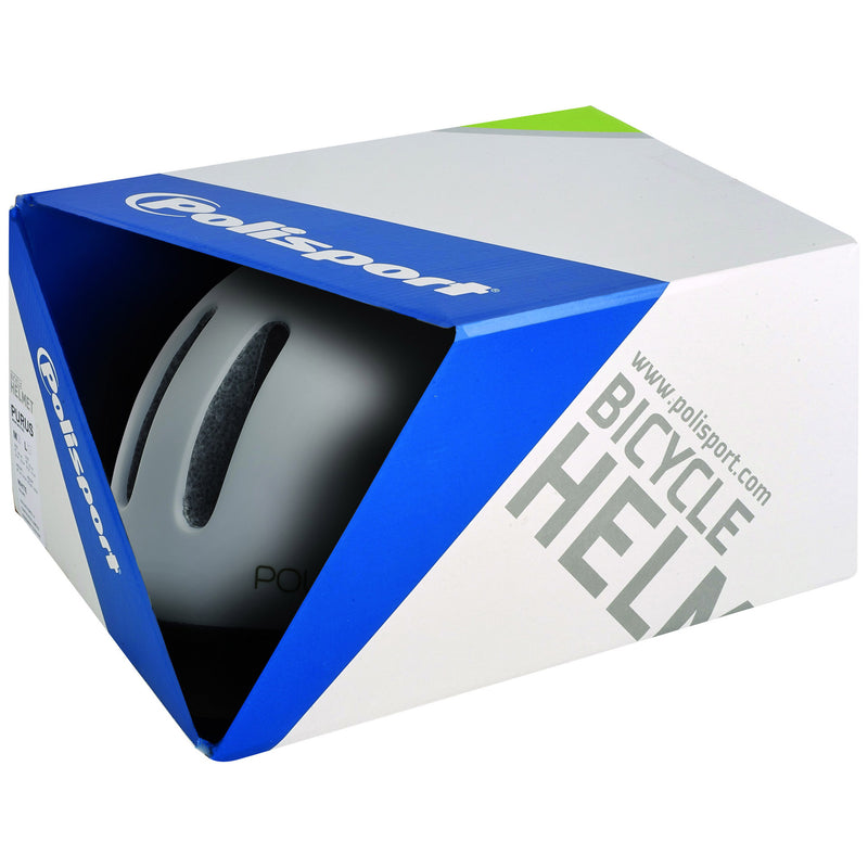 Afbeelding laden in galerijviewer, Polisport helm Commuter mat wit grijs L 58-61cm
