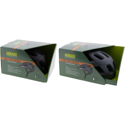 Buzaglo mirage urban helm e-bike led 55-58cm mat blauw