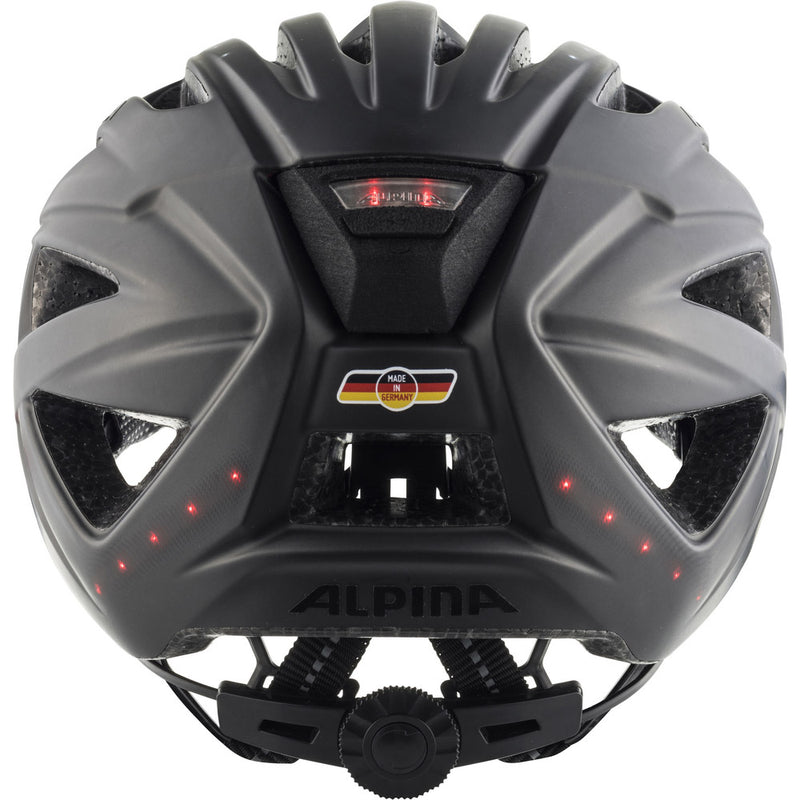 Afbeelding laden in galerijviewer, Alpina Helm Haga LED black matt 58-63
