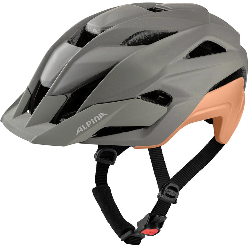 Afbeelding laden in galerijviewer, Olympic sportswear sports mtb helm kamloop 56-59 mat grijs perzik
