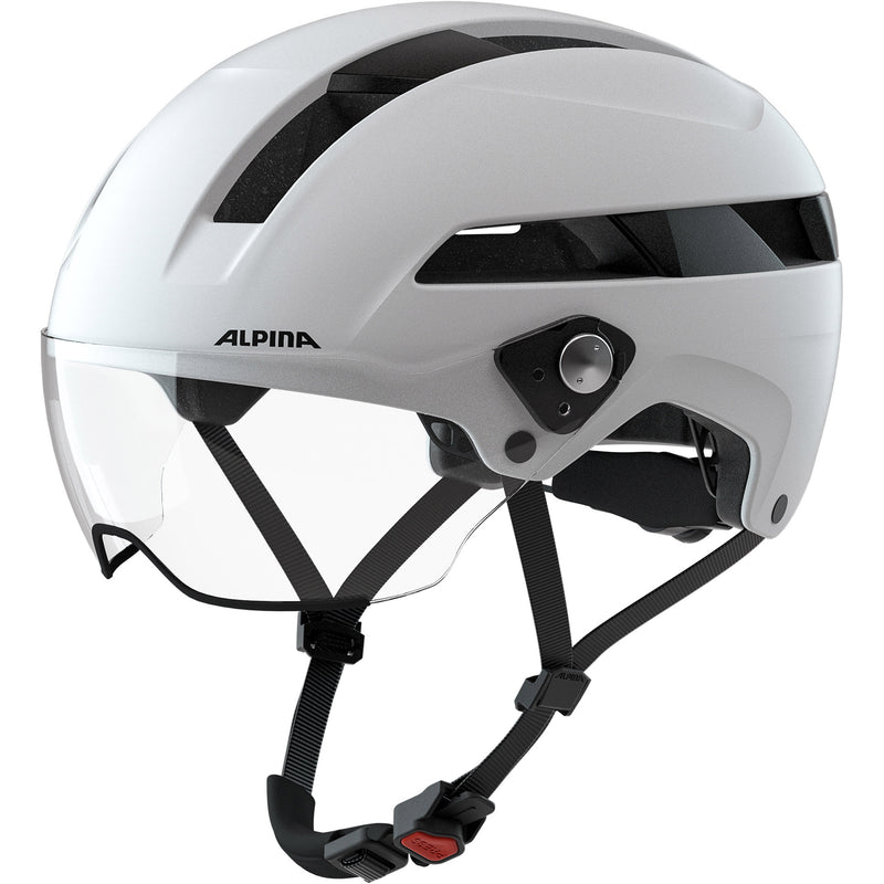 Afbeelding laden in galerijviewer, Alpina sports urban helm soho visor 51-56 mat wit
