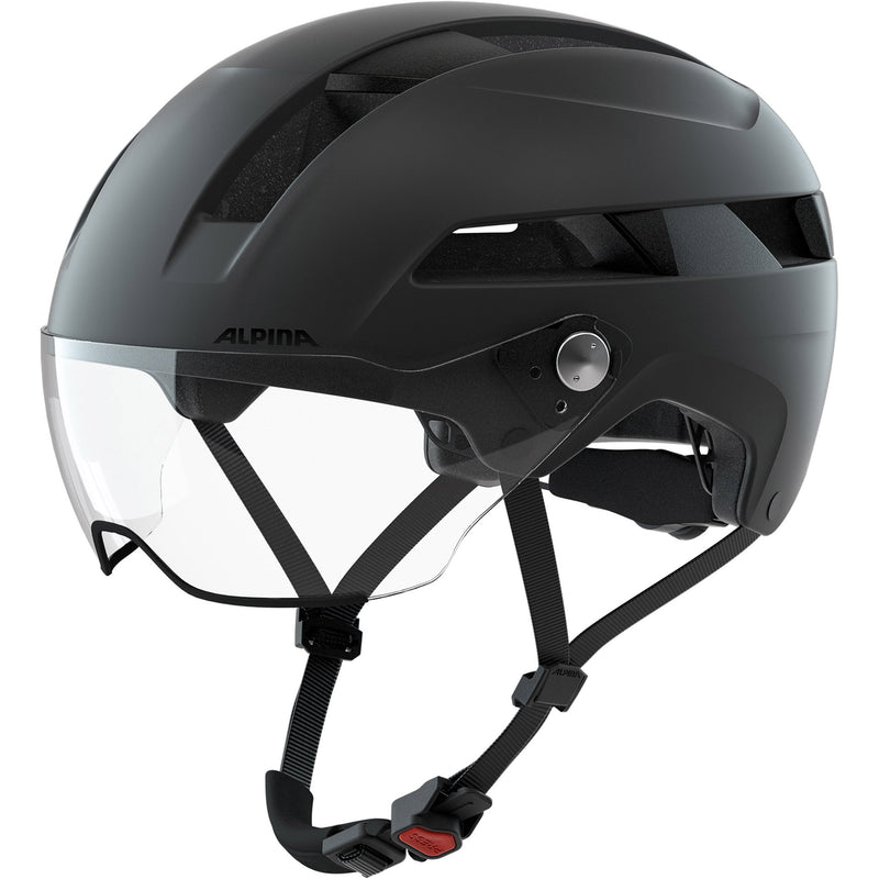 Afbeelding laden in galerijviewer, Alpina sports urban helm soho visor 51-56 mat zwart
