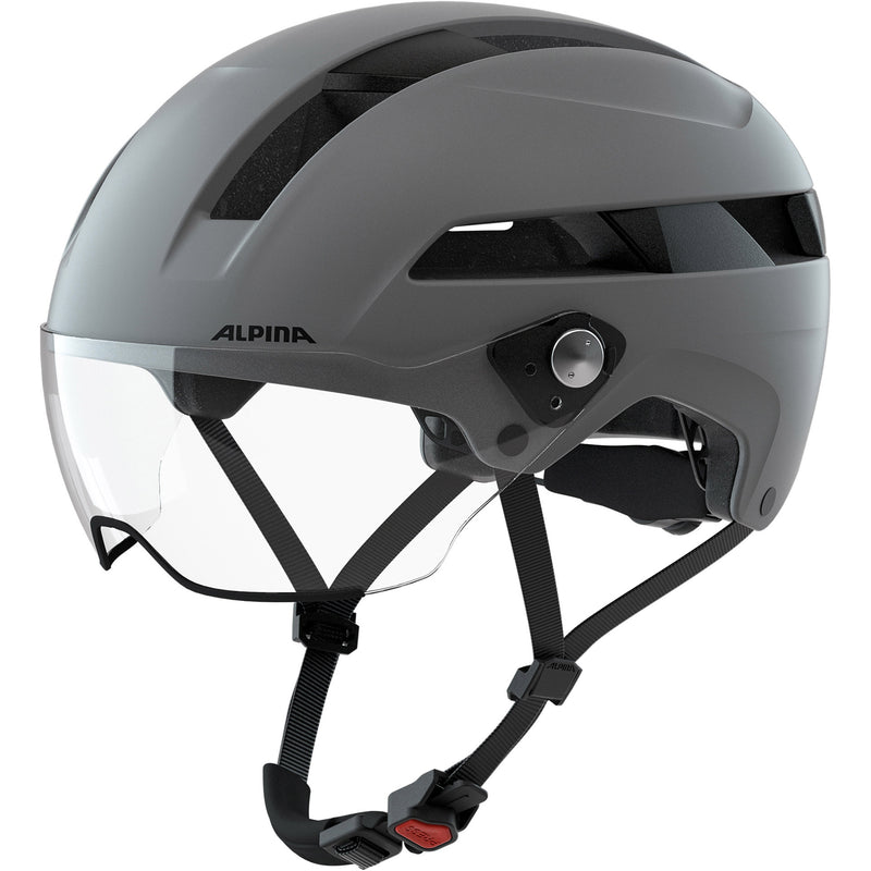 Afbeelding laden in galerijviewer, Alpina sports urban helm soho visor 51-56 mat grijs
