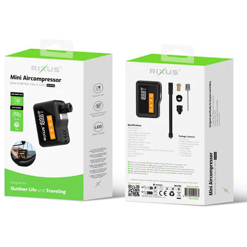 Afbeelding laden in galerijviewer, Olympic sportswear rixus electrische pomp rxap06 mini air compressor 10,3bar
