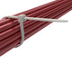Kabelbinders 10cm x 2,5mm zilver (100st)