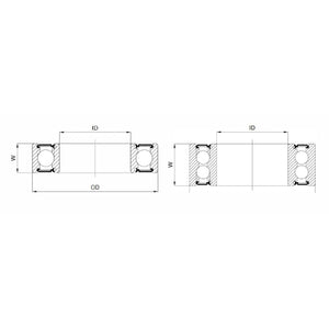 Marwi union kogellager max cb-435 6900v llu 10x22x6
