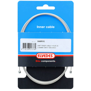 Elvedes schakel binnenkabel 2250mm rvs �1,25mm n t-nippel