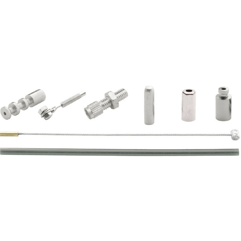 Afbeelding laden in galerijviewer, Versnellingskabelset Elvedes 1700 2250 mm universeel Sturmey Archer RVS - zilver (op kaart)
