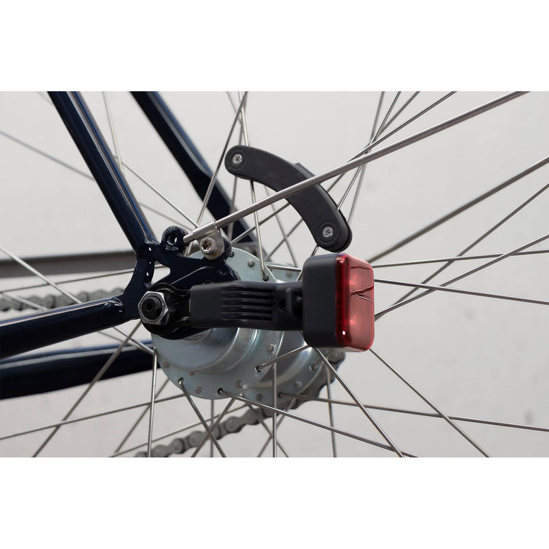 Afbeelding laden in galerijviewer, fietsverlichting AMS Constant staal rood wit 4 delig
