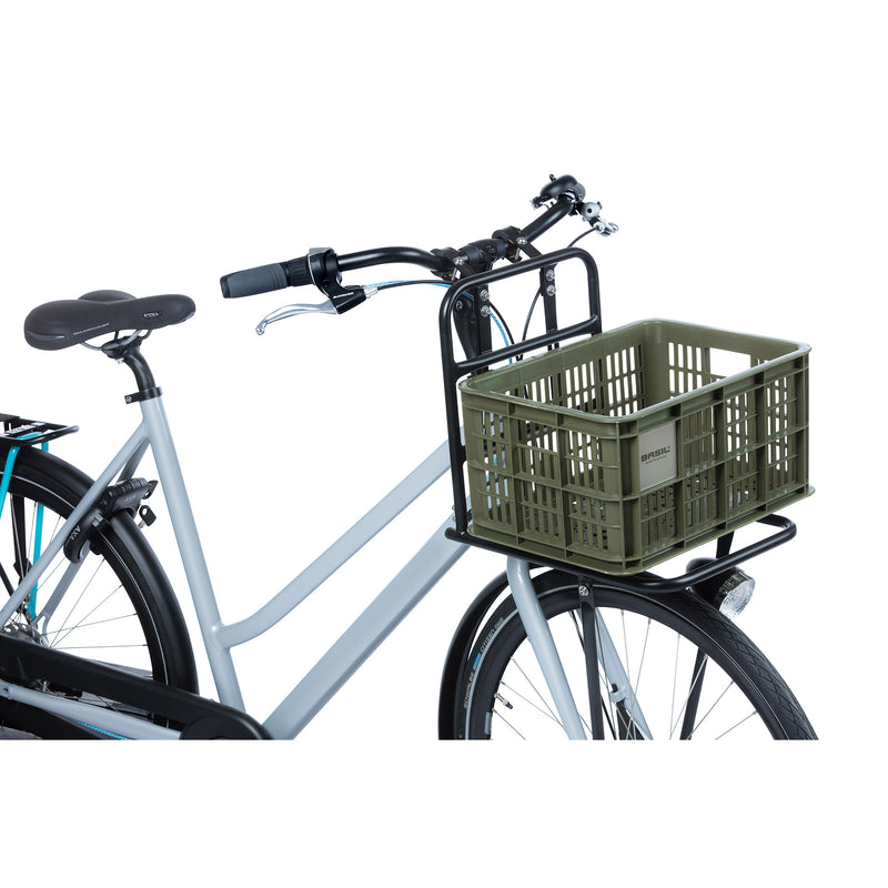 Afbeelding laden in galerijviewer, Basil fietskrat S - klein - 17.5 liter - groen
