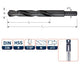Rotec spiraalboor din338 hss-r 22.5mm afgedraaid
