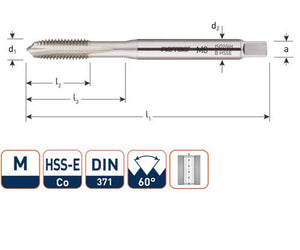 Rotec machinetap din376 m3
