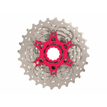 SunRace csrx0 cassette 10 speed 11-25 metallic zilver in box