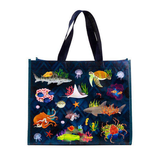 Marine kingdom rpet duurzame boodschappen tas