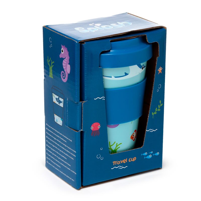 Afbeelding laden in galerijviewer, Splosh zeeleven rpet duurzame thermosbeker reismok 400ml
