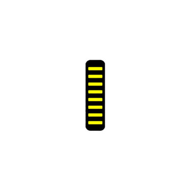 Rrp proguard cable tie - front - sticker - max protection - yellow