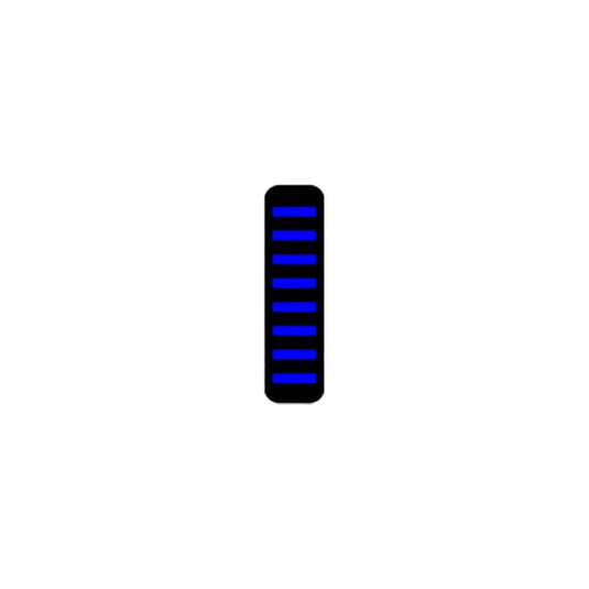 Rrp proguard cable tie - rear - sticker - blue