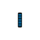 Rrp proguard cable tie - rear - sticker - cyan