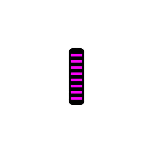 Rrp proguard cable tie - rear - sticker - magenta