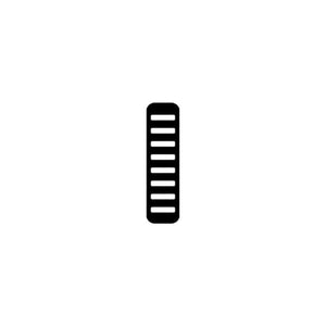 Rrp proguard cable tie - rear - sticker - white