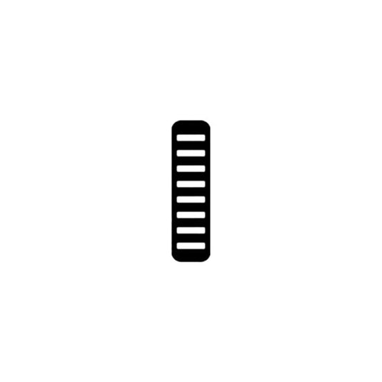 Rrp proguard cable tie - rear - sticker - white
