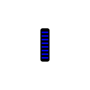 Rrp proguard bolt on v1 - front - sticker - standard - blue