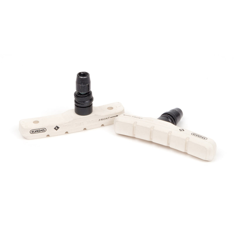 Afbeelding laden in galerijviewer, Remblokset Elvedes V-brake 72 mm - wit (25 paar)
